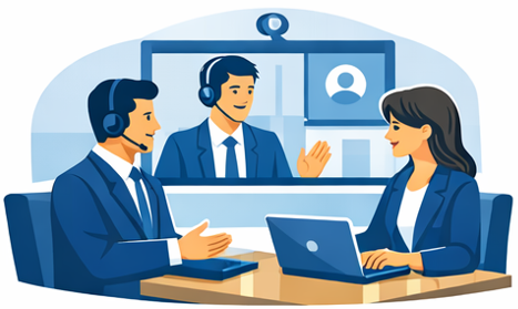 Web会議・対面会議がスムーズに