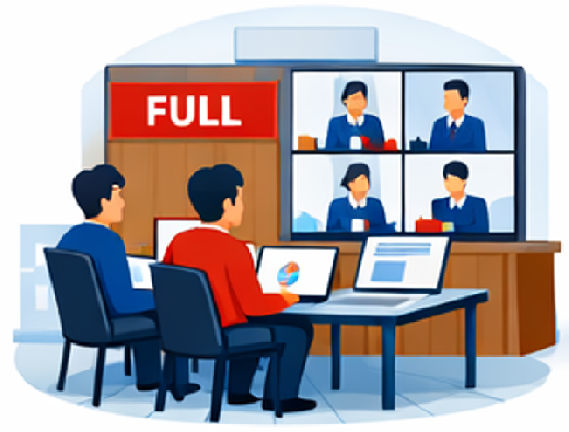 Web会議が増えたのに会議室が足りない