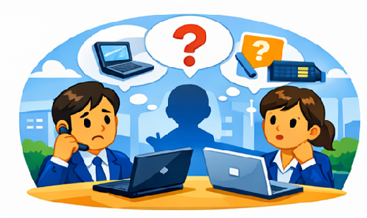 IT担当が不在で、誰に　　　　　　　　　　　相談すればいいか分からない
